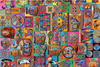 Quebra-cabeça de placa de chão de papel de arte original personalizado 1.000 peças para brinquedo de jogo adulto
