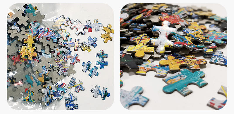 Venda imperdível de fábrica, jogo de quebra-cabeças de papelão personalizado de 500 e 1.000 peças para crianças e adultos