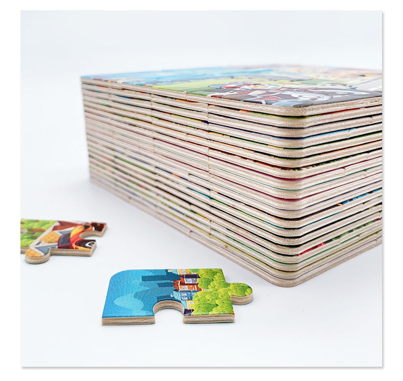 Jogos de tabuleiro educativos de papel para crianças de alta qualidade