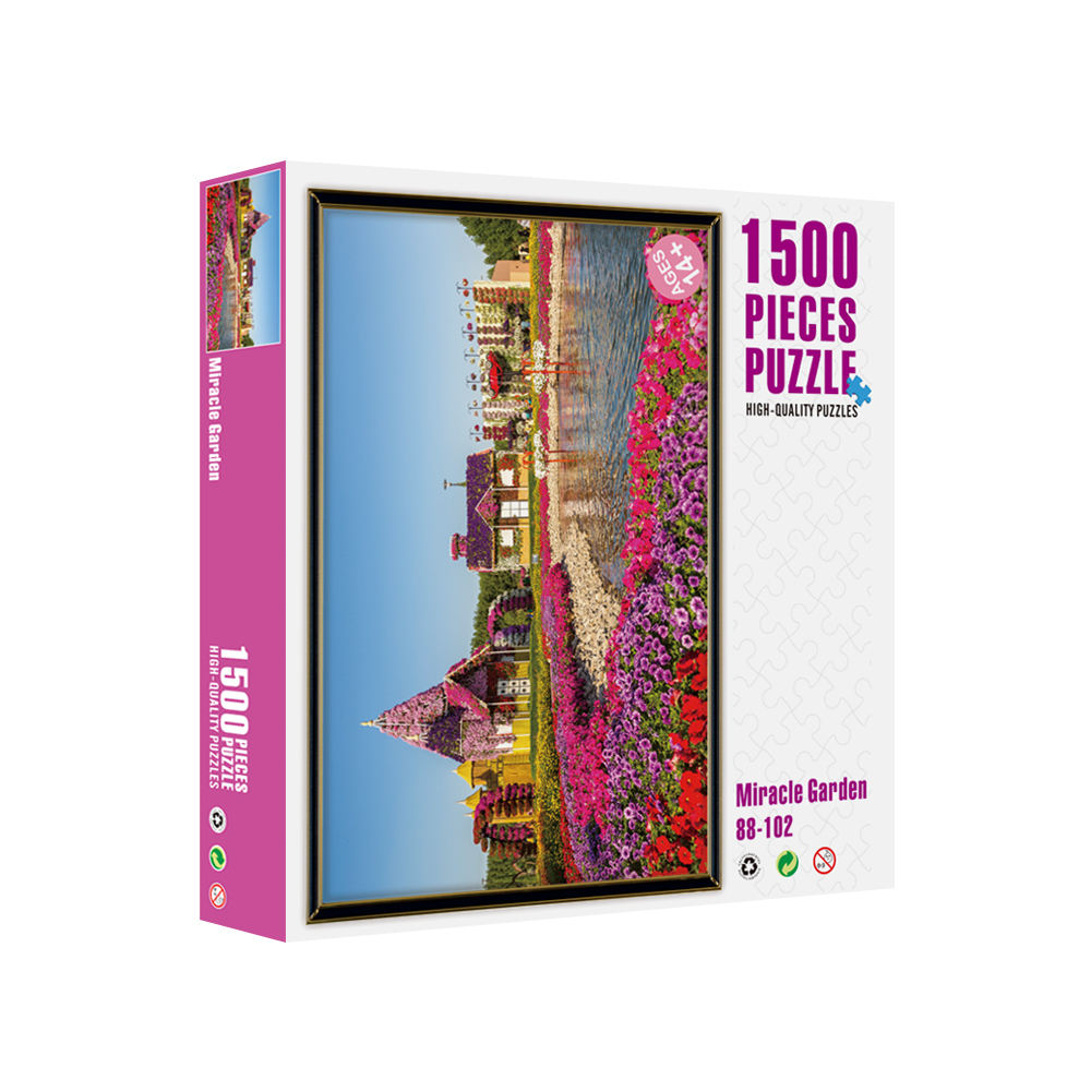 Jogos de quebra-cabeça educativos personalizados de madeira 500 1000 1500 2000 peças brinquedos para adultos
