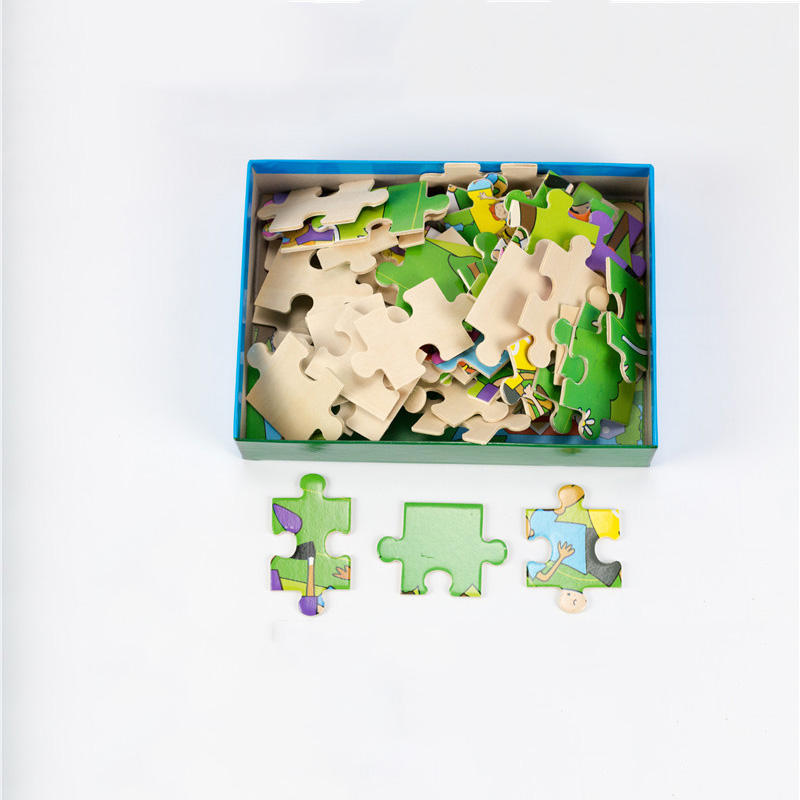 Inteligência de preço de fábrica 48 peças Quebra-cabeça de chão grande Animal Brinquedo infantil Quebra-cabeça de madeira personalizado