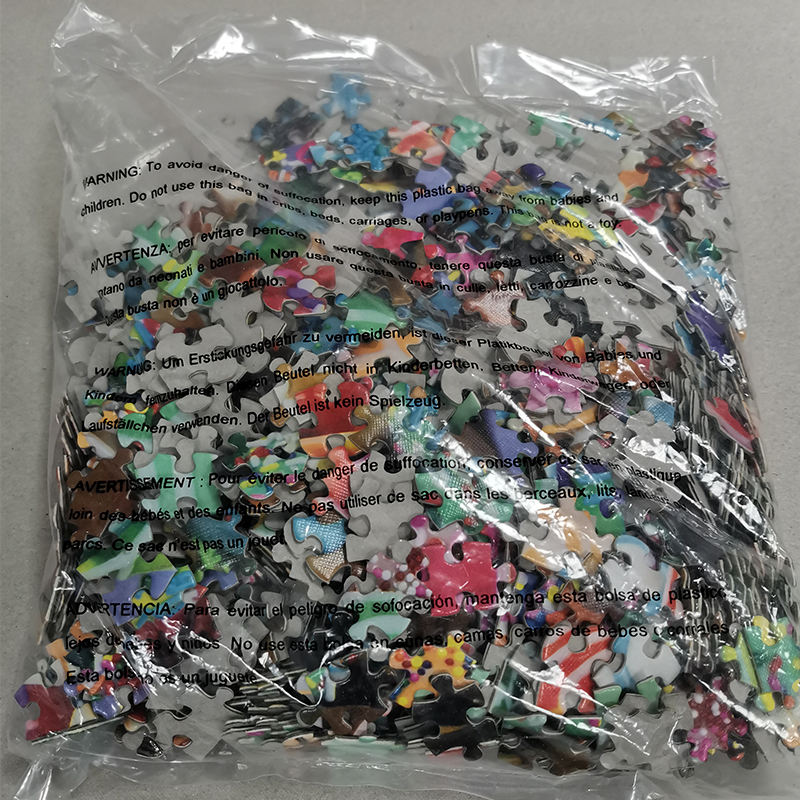 Quebra-cabeça de tabuleiro de papel infantil barato 2021 padrão personalizado