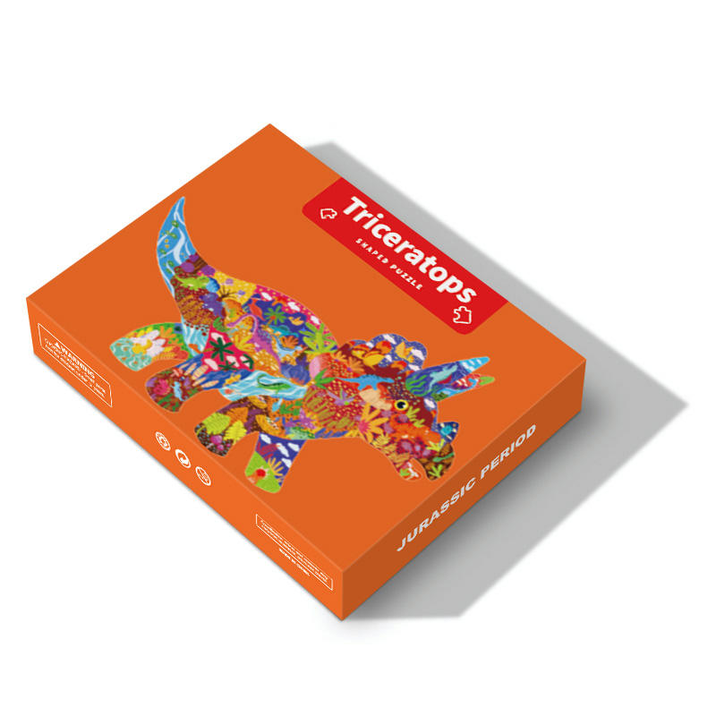 Novo jogo de brinquedo educativo animais elefante papel cartão crianças quebra-cabeça para crianças