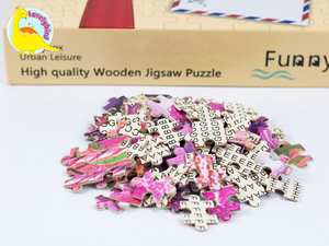 Fabricante de quebra-cabeça de madeira impresso personalizado de 1000 peças para jogos de brinquedos para adultos